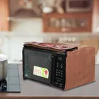 E-Retailer Polyester 3-Layered Microwave Oven Cover With Front Zipper Encloser Suitable for 23 Liter 