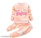 Hosiery Cotton Full Sleeves T-Shirt with Pant Clothing Set for Kids 
