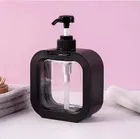Plastic Refillable Liquid Soap Dispenser for Bathroom (Multicolor, 300 ml) (Pack of 1)