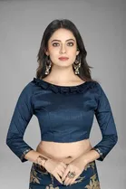 Trendy Heavy Georgette Saree with Blouse Piece For Women 