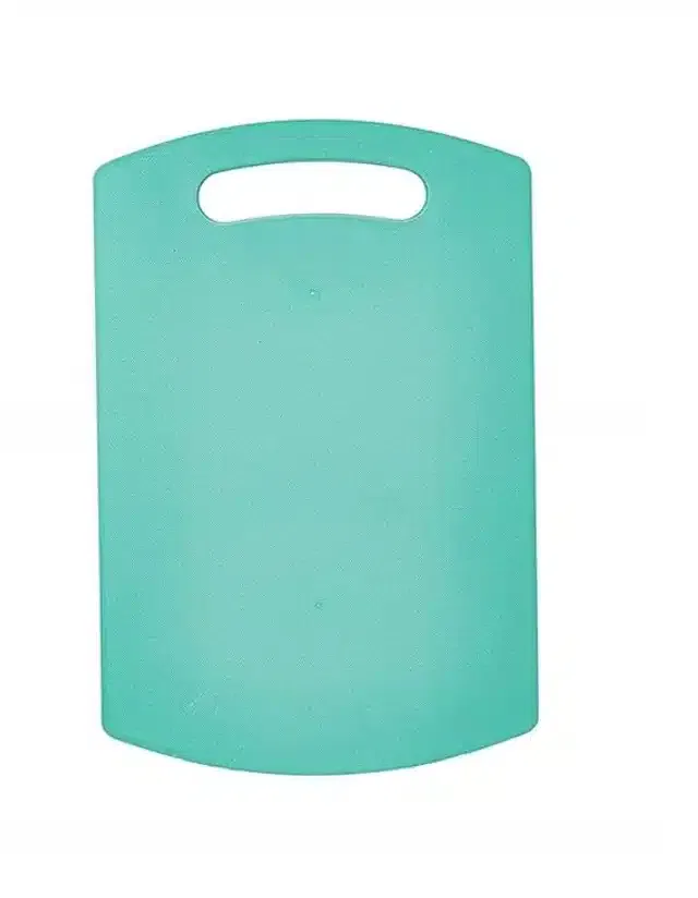 Plastic Vegetable Cutting Board (Blue, 20x15 cm)