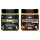 Natural Neem & Amba Haldi Powder for Skin & Hair 