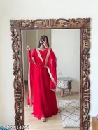 Georgette Dress with Dupatta for Girls and 