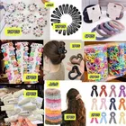 Fabric Hair Accessories Combo for Women, Pack of 91 