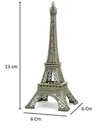 Eiffel Tower Paris Souvenir Metal Decorative Showpiece 