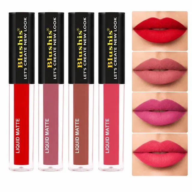 Smudge Proof Matte Liquid Lipstick, Swiss Nude Edition, 16 ml