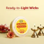 साइकिल प्योर ओम शांति काऊ घी दिया फॉर पूजा, 30 N