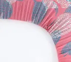 Glace Cotton Printed Fitted Double Bedsheet with Two Pillow Covers 