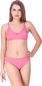 Cotton Blend Lingerie Set for Women 