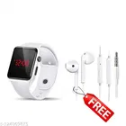 Digital Watch for Kids with Wired Earphone 