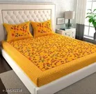 Cotton Queen Bedsheet with 2 Pillow Cover 