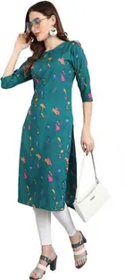 Women Crepe Printed Kurta 