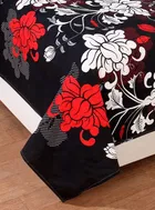 Polycotton Printed Double Bedsheet with 2 Pillow Covers 