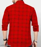 Cotton Blend Checked Shirts for Men, Multicolor, Pack of 3 