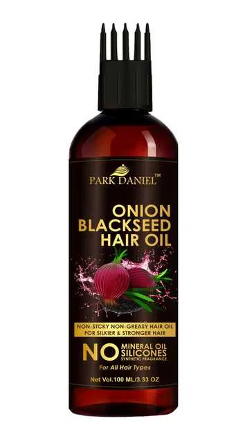 Park Daniel Onion Blackseed Hair Oil with Comb Applicator (100 ml) (SE-187)