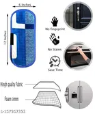 KANUSHI Industries® 1Pc Fridge Cover for Top with 6 Utility Pockets + 1 Handles Covers + 4 Fridge Mats 