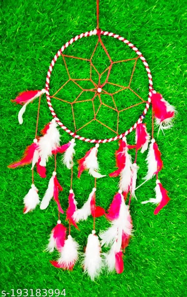 Feather Wall Hanging Dream Catcher (Multicolor)