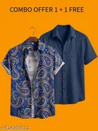 Casual Shirts for Men, Pack of 2 