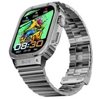 Fire-Boltt Maverick Smartwatch 51.308mm, 2.02 inch IPS Display, Luxury Stainless Steel Look, 320x385 Pixel Resolution, Bluetooth Calling, Voice Assistant, Black Silver