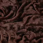 MAGICAL Silky Soft Solid Brown Colour Double Heavy Duty Mink Blanket Pack of 1