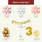 3rd Happy Birthday Balloon Decoration Kit, Multicolor, Pack Of 58