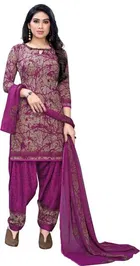 Yashika Unstitched Crepe Salwar Suit Material 