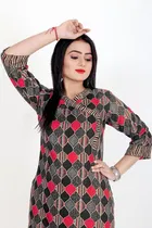 Cotton A-Line Kurti with Pant 