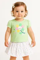 Cotton Printed Clothings Set for Girls 