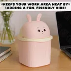 Mini Desktop Trash Can with Flip Lid Assorted Any 1 Design