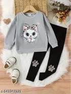 Cotton Blend Clothing Set for Girls 
