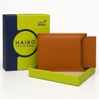 Tan Wallet for Men With Detachable Card Holder