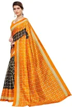 Mysore Silk Printed Saree for Women 