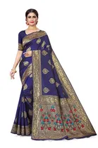 New Fancy Jacquard Festive Sarees 
