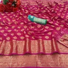 Jacquard Printed Saree for Women 