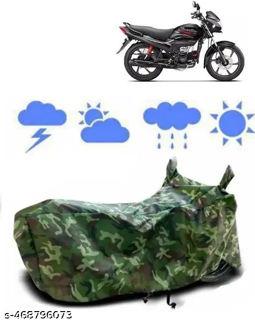 Polyester Cover For Bike/Scooter, Multicolour