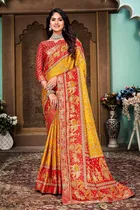 Silk Printed Saree for Women 