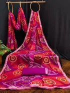 Georgette Printed Saree for Women 
