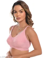 Cotton Blend Solid Non Padded Bras for Women 