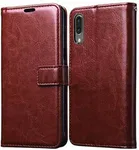 vivo V11 Pro / Vivo 1804/1814 Artificial Leather Mobile Flip Cover 