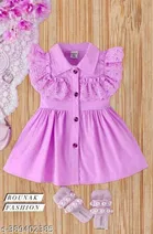Crepe Frock for Girls 