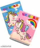 Unicorn Theme Pencil Case with Diary 