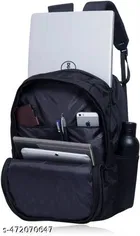Leather Backpack for Men & Women, Black