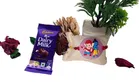 Synthetic Rakhi with Chocolate 