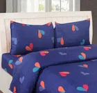 Glace Cotton Printed Double Bedsheet with 2 Pillow Covers 