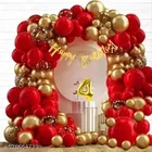 39 Pcs 4th Birthday Decoration kit, Multicolour, Set of 1