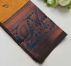 Dola Silk Zari Woven Saree for Women, Yellow 