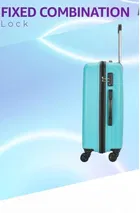 Safari Lancer 22 Inch [Small] Cabin Trolley Bag with 360° Spinner 8 Wheels, Teal Green