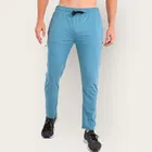 Lycra Nylon Logo Printed Track Pant for Men 