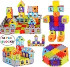 72 Pcs Puzzle Building Block Toy Set for Kids 