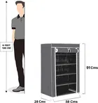 VEERJI 5 layer Collapsible Wardrobe 